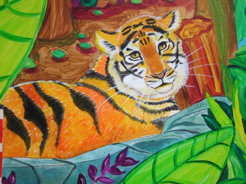 Detail Rainforests of the World
North Wales Elementary
Acrylic 10'x40'